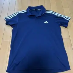 adidas IB8108 ネイビーポロシャツ