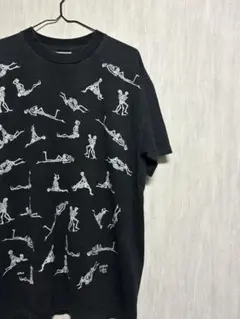 四十八手tee L size 希少デザイン　スケルトン