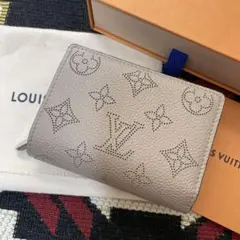 ルイ ヴィトン ポルトフォイユ クレア マヒナ ガレ ベージュ 折り財布