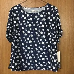 スラブ 花柄 ブラウス Mサイズ