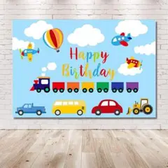 669番】誕生日バースデー 祝い 撮影 背景 旗 フラッグ バナー タペストリー
