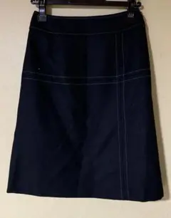 フェアリー 黒　ひざ丈ストレート　スカート 美品　M