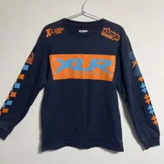 XLARGE グラフィック ロンT ネイビー
