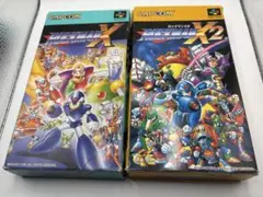スーパーファミコンソフト　ロックマンX＆ロックマンX2 2本セット 箱説付き