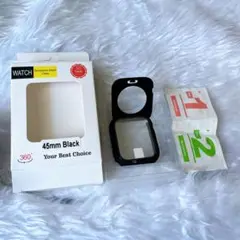 45mm ブラック ケース　Apple Watch アップルウォッチ　黒　保護