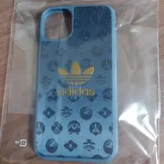 adidas iPhone用ソフトケース 青色　iPhoneカバー　アディダス