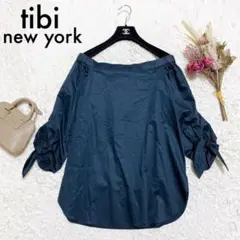 tibi new york ティビ ブラウス シャツ リボン 4