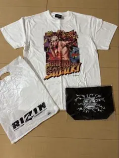 RIZIN46  鈴木千裕　会場限定Tシャツ　Lサイズ 鈴木千裕 RIZIN男祭り 応援Tシャツ - メルカリ
