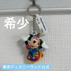 ディズニーランド　15周年　キーホルダー　ミニー　レトロ