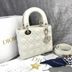 【箱付き】クリスチャンディオール Lady Dior スモールバッグ