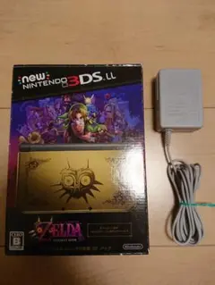 【美品】New 3DSLL ムジュラの仮面 3D パック ＋ 充電器 ソフトなし 美品】New 3DSLL ムジュラの仮面 3D パック ＋ 充電器 ソフトなし
