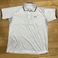 OAKLEY ホワイト ポロシャツ L