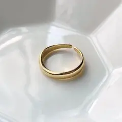 Gold Simple Open Ring ゴールドリング