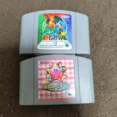 ニンテンドー64用ソフト　ポケモンスタジアム & 星のカービィ64 2本セット