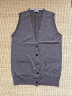 美品MARGARET HOWELL ×スメドレコラボ ニットベスト ベージュ