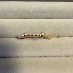 ゴールド 六角形リング 11号