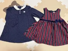 ミキハウス ベビー ワンピース 80センチ