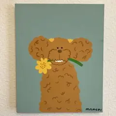 原画「ありがとうのお花」F3号　アクリル画
