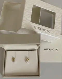 【新品未使用/最終お値下げ】Mikimotoパールピアス JAL限定品