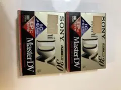SONY MasterDV 30分・45分カセットテープ　2個セット