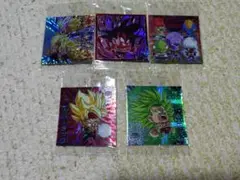 ドラゴンボール　超戦士シールウエハース超　激突の戦士たち　UGR他5枚セット