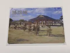 続日本100城カード 第3弾 勝瑞城