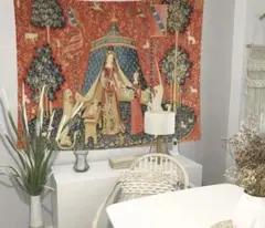 d*o様 73×95cm 貴婦人と一角獣 布ポス ター ユニコーンガンダム