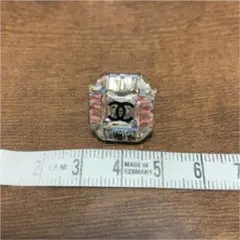 シャネル CHANEL ココマーク ピアス ラインストーン 15K クリスタル