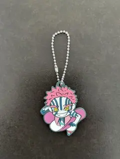 【最終価格】鬼滅の刃　猗窩座　ラバーキーホルダー（ストラップ）
