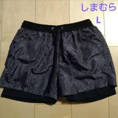 [最終値下げ]しまむら 水着　Lサイズ　ハーフパンツ　ラッシュガード　短パン