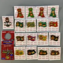 ② コカコーラ ワールドカップ歴代開催国ピンズ 17個セット