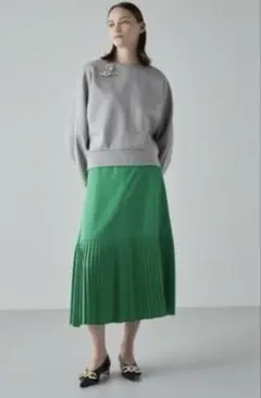 SALE★美品 【ADOREアドーア】38 サテンスカート バックゴム