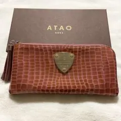 アタオ ATAO 長財布 ピンク Limo