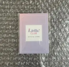 坂倉花 Liella! CLUB 2025 サンキューカード