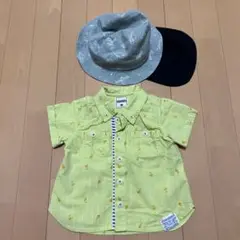 ブランシェス　半袖　シャツ　ヤシの木　80サイズ