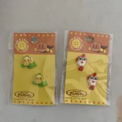 未開封　ドキンちゃん　メロンパンナ　ボタン　2set