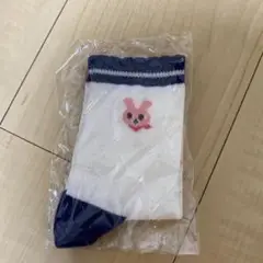 Hot Biscuits ウサギ刺繍 靴下 Sサイズ