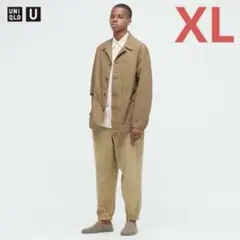 ユニクロU 22SS ワイドフィットジョガーパンツ XL ブラウン