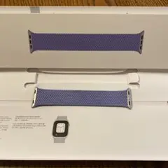 Apple Watch ブレイデッドソロループ　　41mm サイズ4 ラベンダー