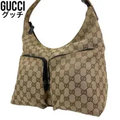 ✨美品 GUCCI グッチ ハンドバッグ GGキャンバス 手提げ ワンショルダー
