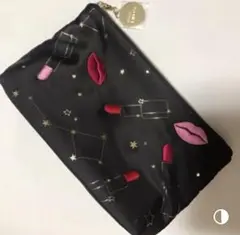 ★新品未使用★エスティローダー リップ柄刺繍 化粧ポーチ 匿名配送