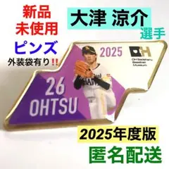 福岡 ソフトバンク ホークス　ピンバッジ ピンズ　ピンバッチ　大津涼介　非売品