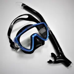TUSA・ヴィジオウノ・ブラックシリコンFB・マスク・スノーケルセット 新品