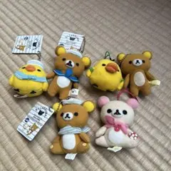 リラックマ ストラップ 6個セット