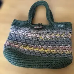 ハンドメイド 手編みバッグ