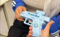 Prank Gun SNSで話題のいたずら水鉄砲 ブルー 管理2