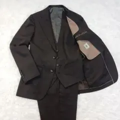 ✨未使用級✨スーツセレクト　スリーピース　ブラウン　Y4
