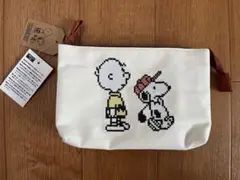 SNOOPY スヌーピー Wフラットポーチ