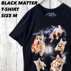 アメリカ古着BLACK MATTER犬DOGアニマルプリントTシャツアメリカ古着