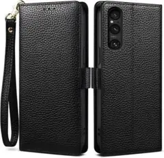 【開封・未使用】Xperia 1 VI ケース 手帳型 本革 牛革 カード収納